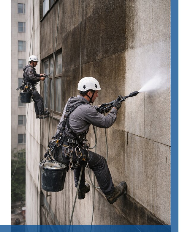 Очистка фасада от копоти в Кызыле от 259 р. | ВЫСОТНИК-Кзл