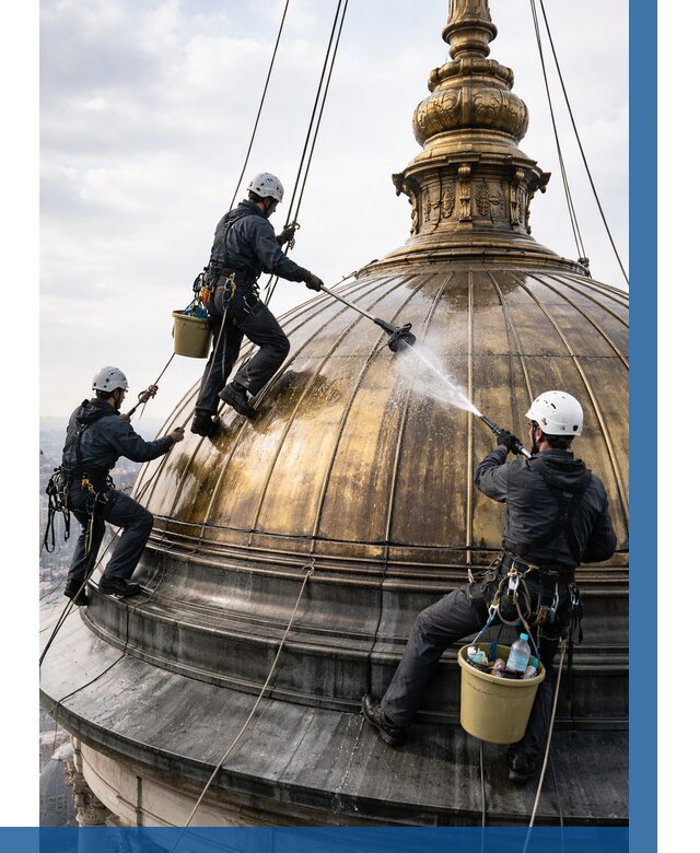 Мойка куполов и шпилей в Кызыле от 8297 р. - заказать | ВЫСОТНИК-Кзл
