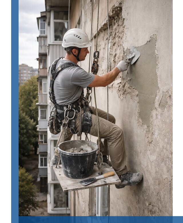 Восстановление фасадной штукатурки в Кызыле с гарантией качества