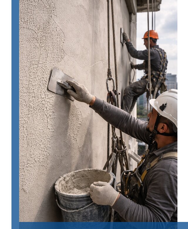 Декоративная штукатурка фасада с утеплением и защитой в Кызыле