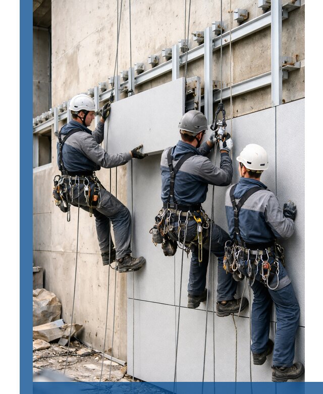 Монтаж вентилируемого фасада в Кызыле под ключ с гарантией качества