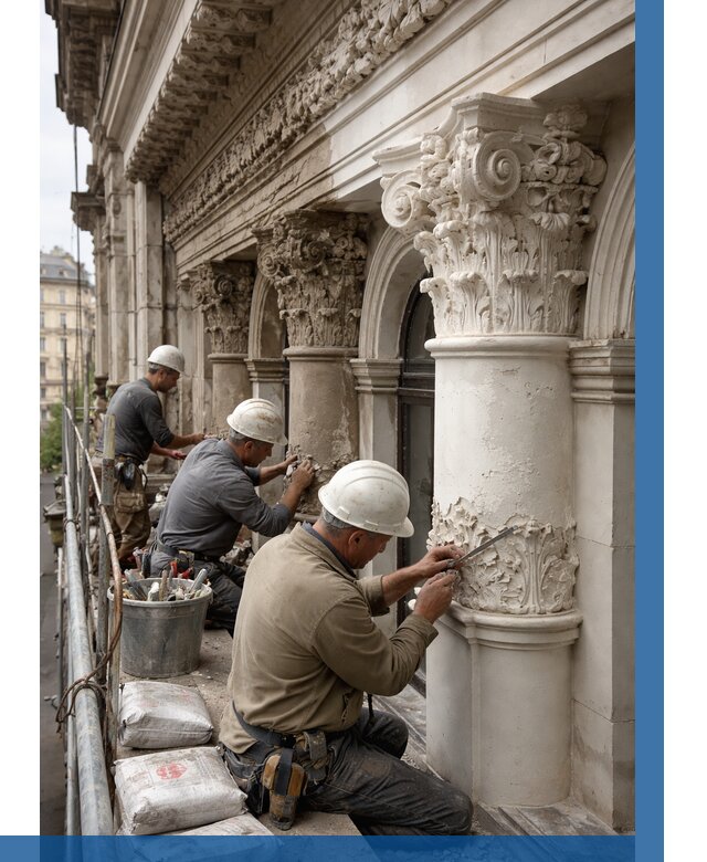 Реставрация фасадной лепнины в Кызыле от 2593 р. | ВЫСОТНИК-Кзл