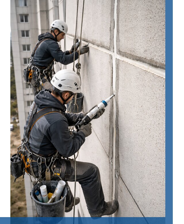 Герметизация межпанельных швов в Кызыле от 726 р. | ВЫСОТНИК-Кзл