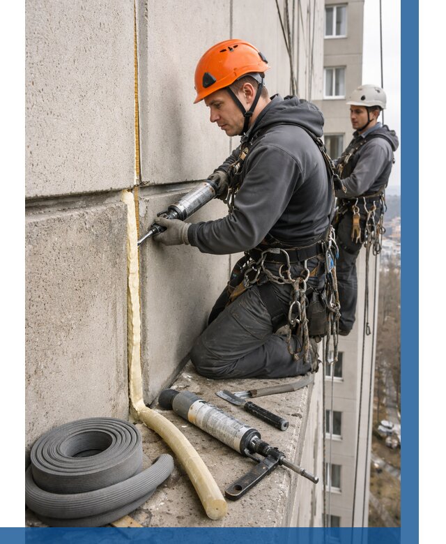 Теплый шов межпанельные швы в Кызыле от 726 р. | ВЫСОТНИК-Кзл