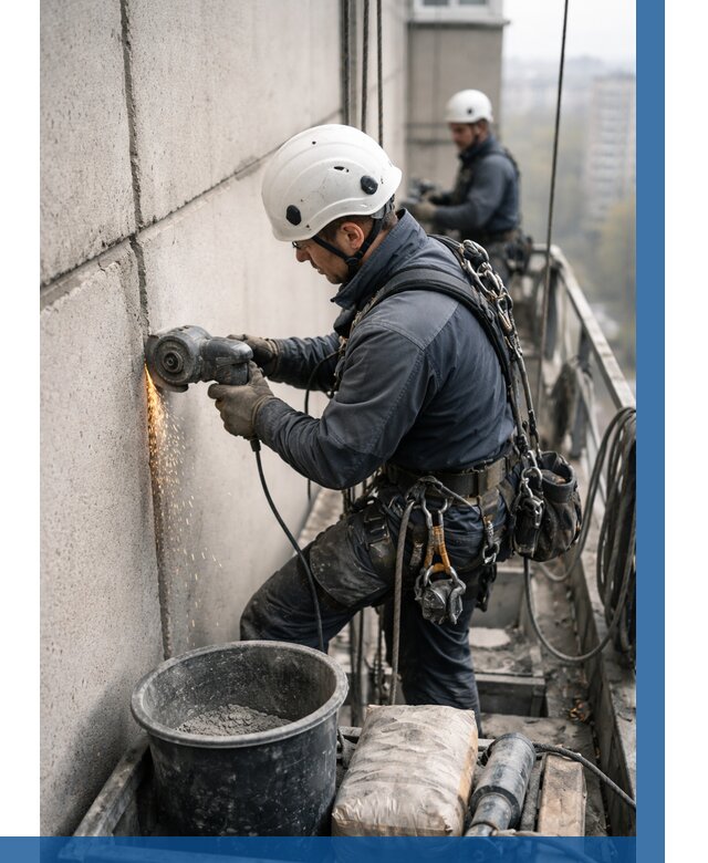 Штробление межпанельных швов в Кызыле от 1245 р. | ВЫСОТНИК-Кзл