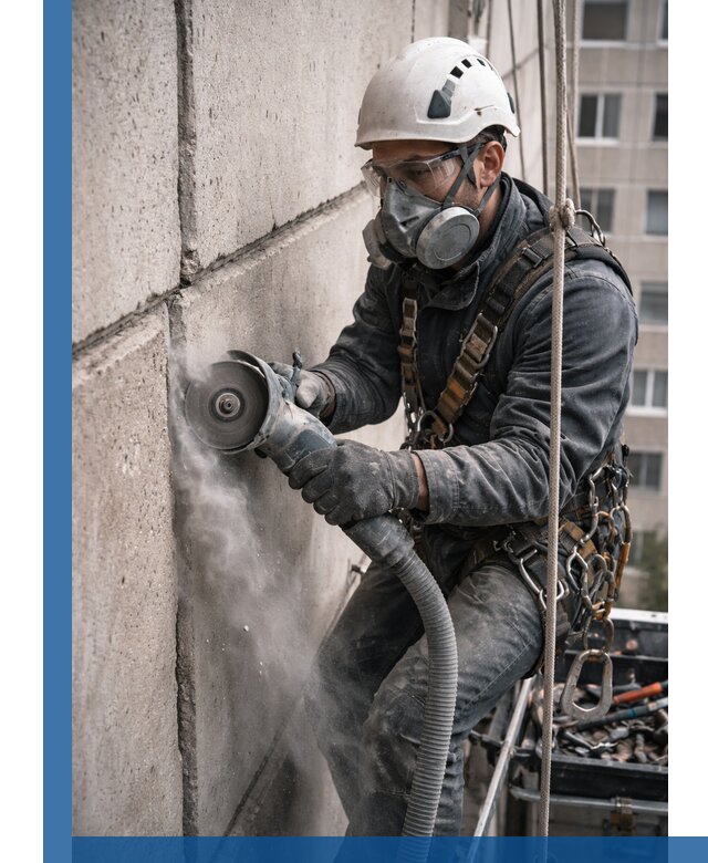 Штробление межпанельных швов в Кызыле качественно и быстро