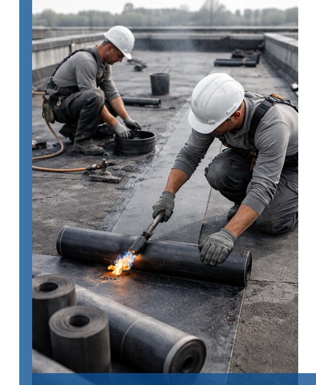 Ремонт рулонной кровли в Кызыле герметизация и восстановление