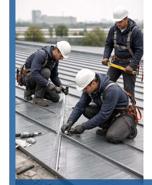 Ремонт фальцевой кровли в Кызыле срочно и качественно