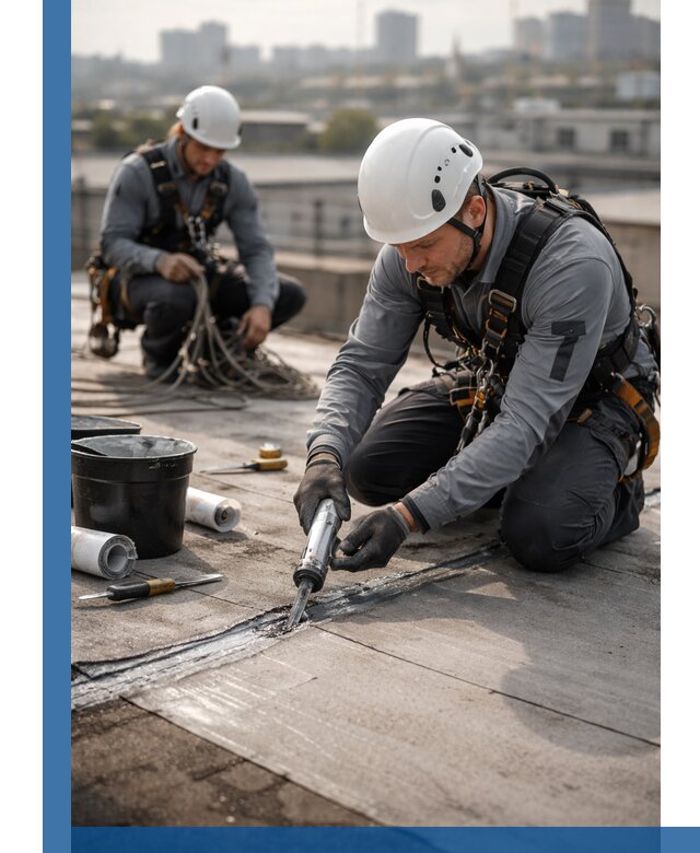 Аварийное и капитальное устранение протечек кровли в Кызыле