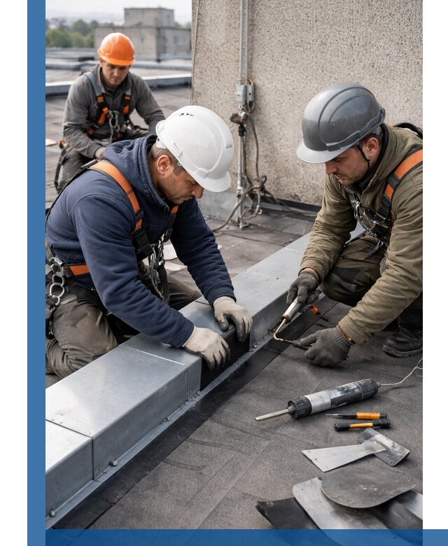 Ремонт кровельных примыканий в Кызыле профессионально