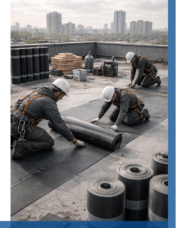 Монтаж мягкой кровли под ключ в Кызыле от 467 р. | ВЫСОТНИК-Кзл