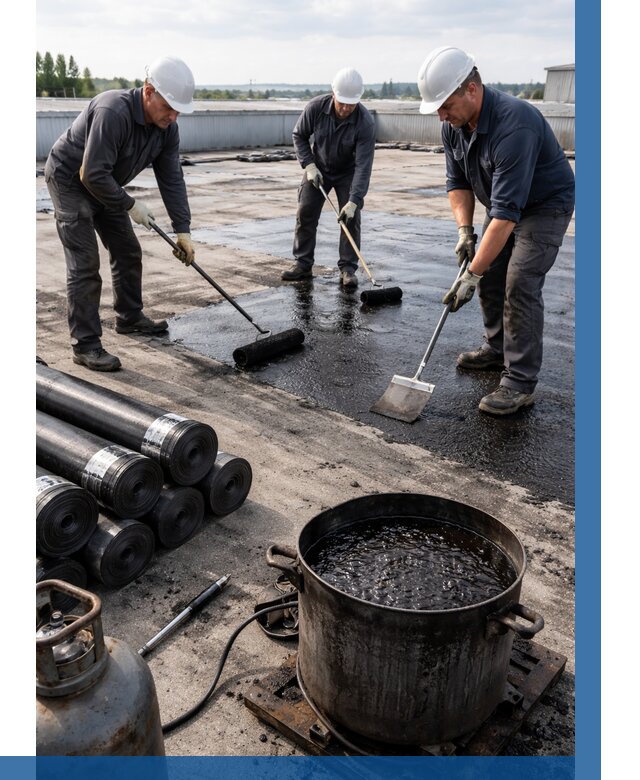 Гидроизоляция кровли мастикой в Кызыле от 622 р. | ВЫСОТНИК-Кзл