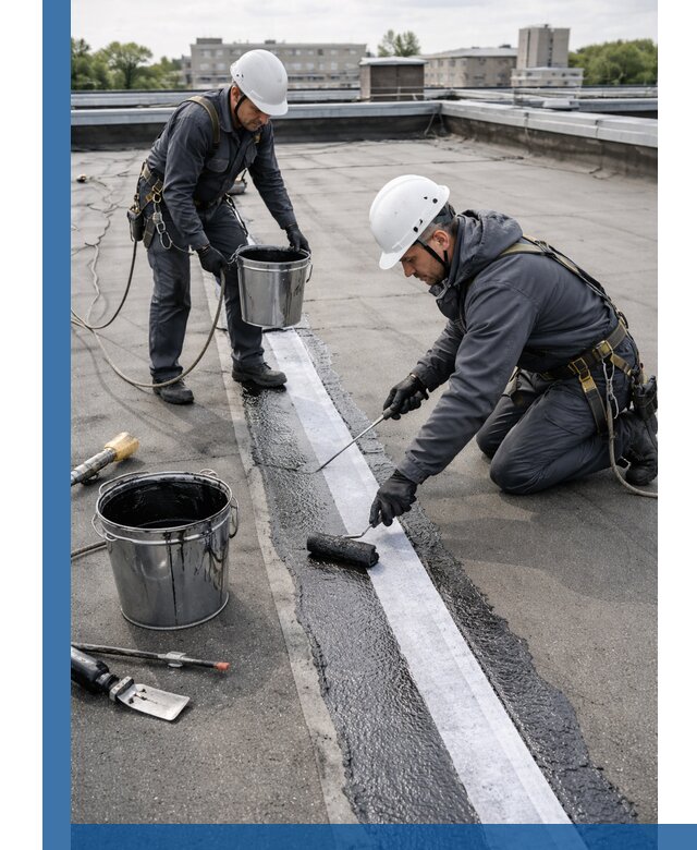 Гидроизоляция кровли мастикой в Кызыле надежная защита