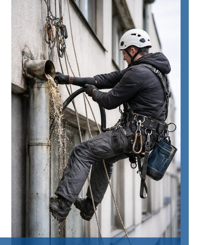 Прочистка водосточных труб в Кызыле от 3630 р. | ВЫСОТНИК-Кзл