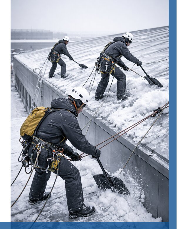 Очистка навесов от снега в Кызыле от 4667 р. | ВЫСОТНИК-Кзл