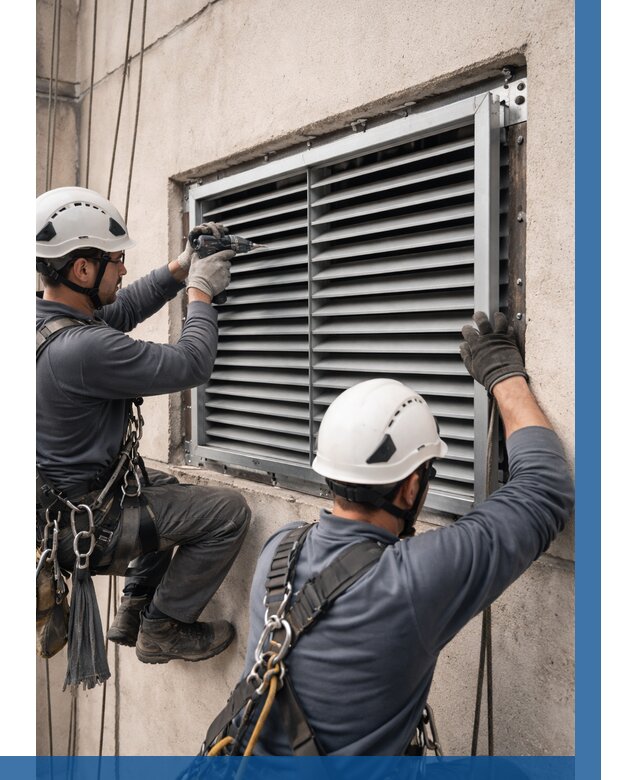 Монтаж вентиляционных решеток в Кызыле от 4667 р. | ВЫСОТНИК-Кзл