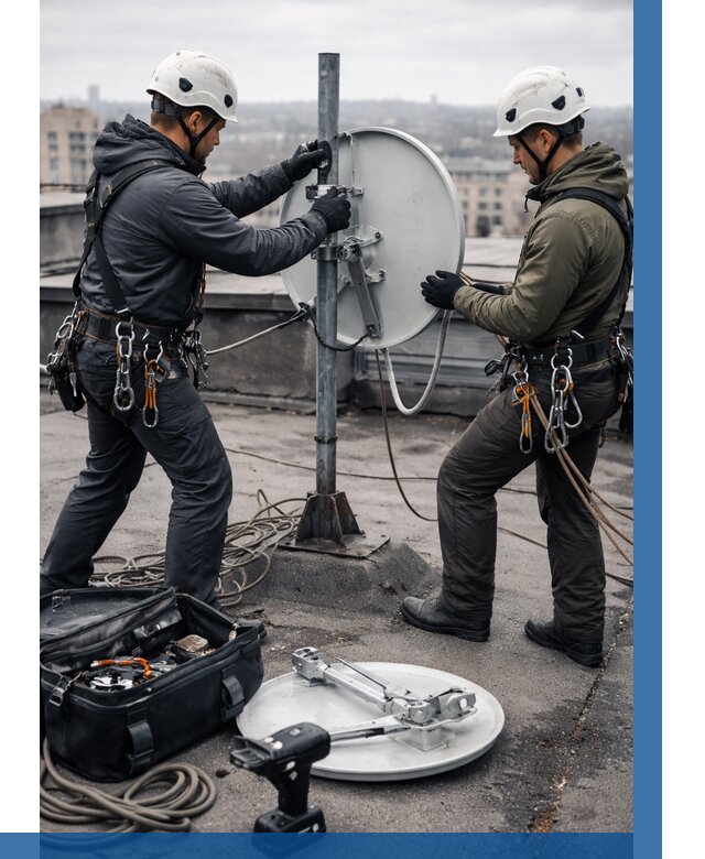 Демонтаж антенн на крыше в Кызыле от 4667 р. | ВЫСОТНИК-Кзл