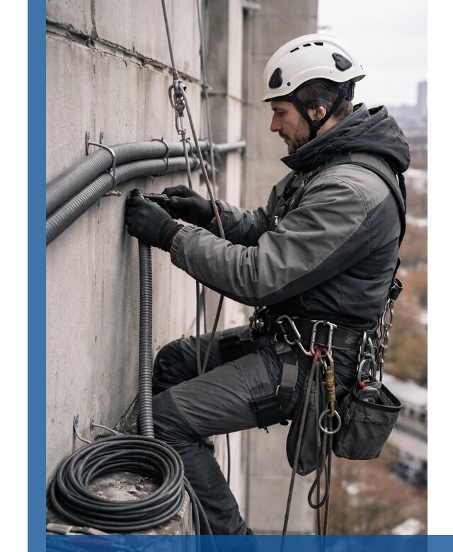 Профессиональный монтаж гофры для кабеля в Кызыле с гарантией