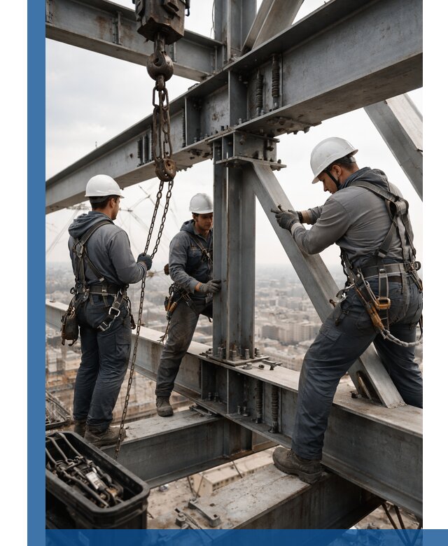 Профессиональный монтаж металлоконструкций на высоте в Кызыле