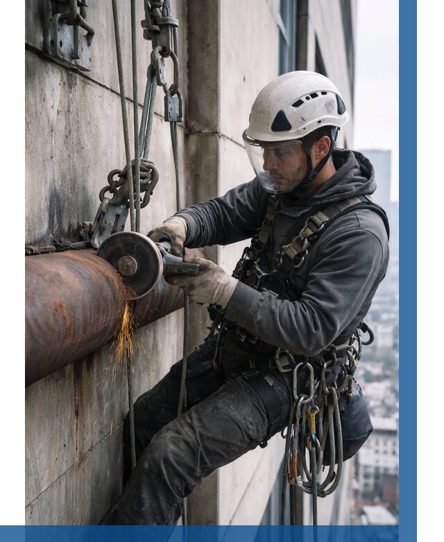 Резка металла на высоте в Кызыле по цене от 4667 р. | ВЫСОТНИК-Кзл