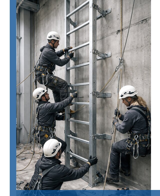 Монтаж металлических лестниц в Кызыле под ключ со гарантией