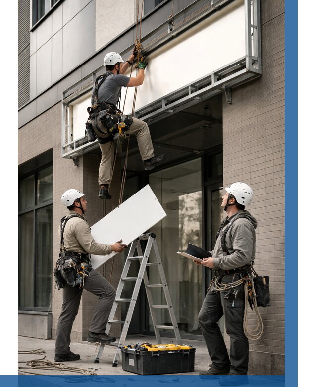 Монтаж светового короба в Кызыле от 6741 р. | ВЫСОТНИК-Кзл