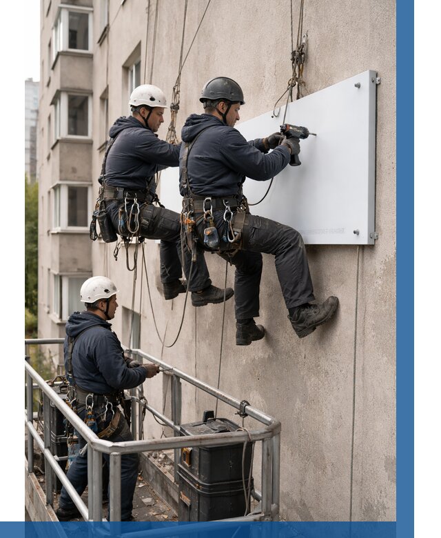 Монтаж табличек и указателей в Кызыле от 3630 р. | ВЫСОТНИК-Кзл