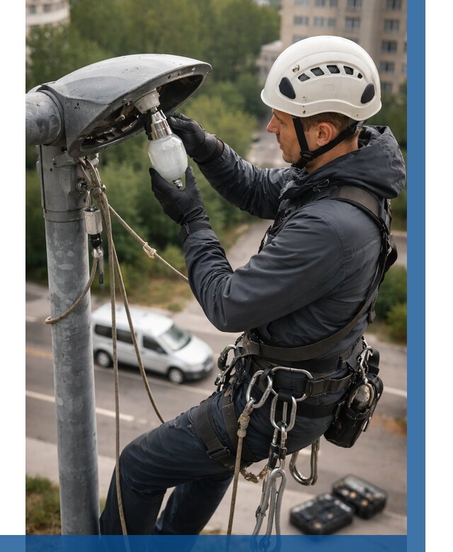 Замена ламп на высоте в Кызыле от 2593 р. | ВЫСОТНИК-Кзл