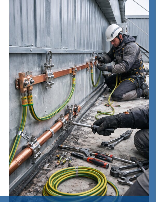 Монтаж заземления здания в Кызыле от 25928 р. | ВЫСОТНИК-Кзл