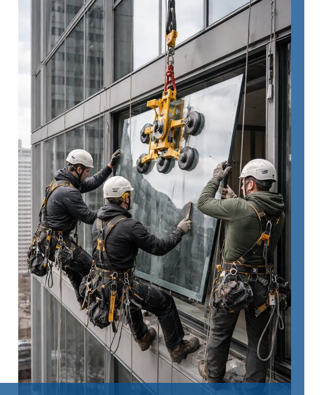 Фасадное остекление зданий под ключ в Кызыле от 10371 р. | ВЫСОТНИК-Кзл