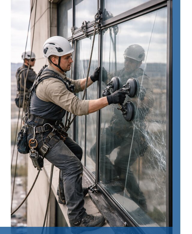 Замена стекла в витраже в Кызыле под ключ от 8815 р. | ВЫСОТНИК-Кзл