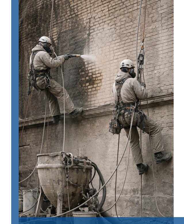 Пескоструйная очистка фасадов в Кызыле профессионально