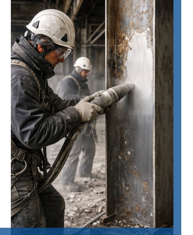 Удаление старой краски с металла в Кызыле от 467 р. | ВЫСОТНИК-Кзл