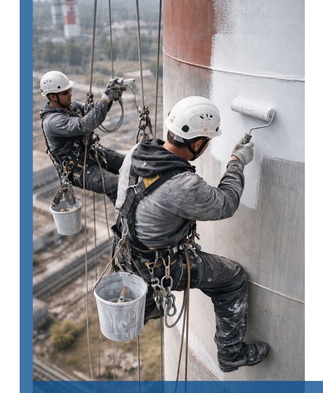 Покраска дымовых труб в Кызыле: антикоррозийная защита и восстановление