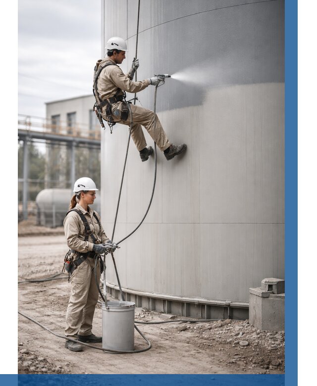 Покраска резервуаров в Кызыле от 1245 р. | ВЫСОТНИК-Кзл — заказать