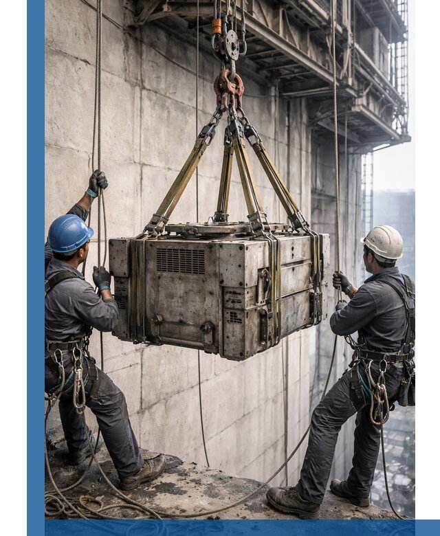 Такелажные работы на высоте, подъем и монтаж грузов в Кызыле