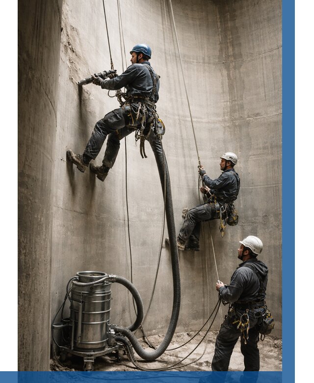 Зачистка силосов в Кызыле от 4667 р. Договор и смета ВЫСОТНИК-Кзл