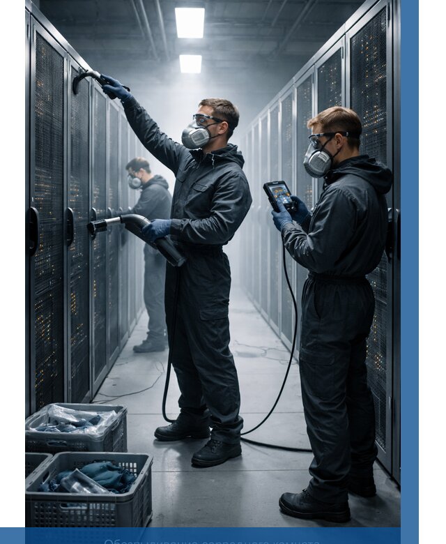 Обеспыливание серверной комнаты в Кызыле от 4667 р. | ВЫСОТНИК-Кзл