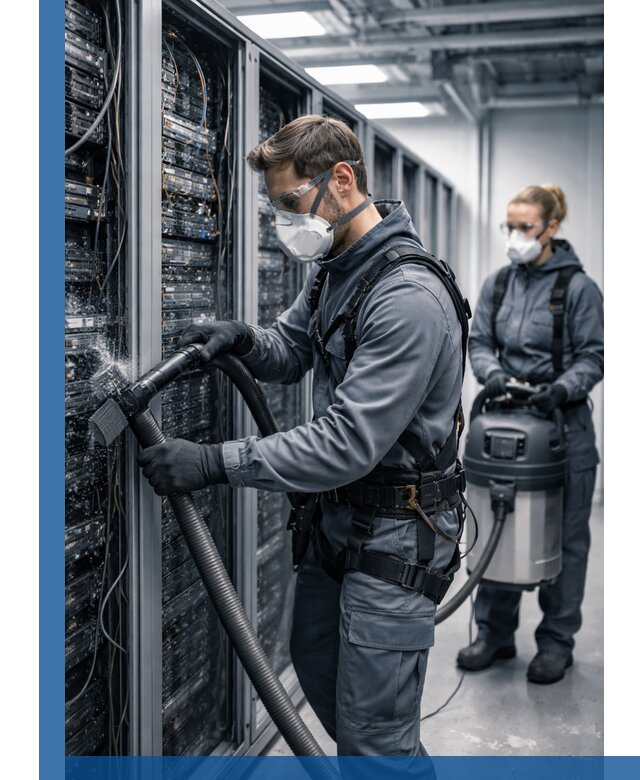 Обеспыливание серверной комнаты в Кызыле, профессиональная очистка