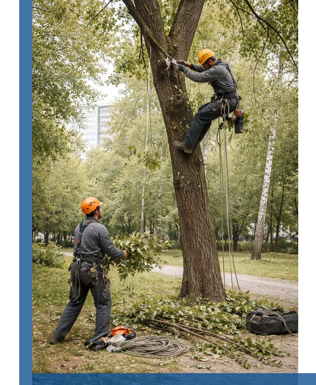 Санитарная обрезка деревьев в Кызыле, профессионально и безопасно