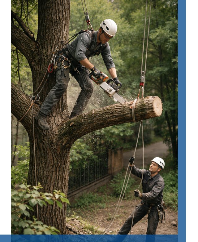 Спил деревьев альпинистами в Кызыле от 8297 р. | ВЫСОТНИК-Кзл