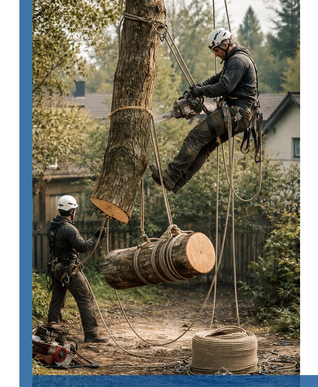 Валка деревьев частями в Кызыле, безопасно и аккуратно
