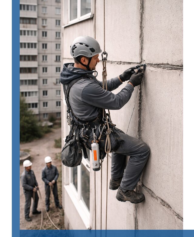 Обследование межпанельных швов и герметизация в Кызыле